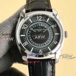 Replica GR Factory Vacheron Constantin Quai De L'ile Date Black Dial Steel Case 4500S Watch